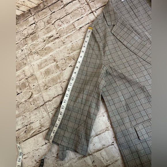 NWT 89 TH & Madison plaid suit, fall and spring jacket rolled cuffs 1X - Picture 10 of 15